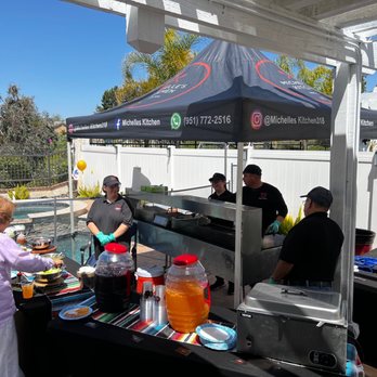 Michelle’s Kitchen - They have a nice setup, and love the uniformity. - Caterers Near Me - Murrieta California, California Michelle’s Kitchen - They have a nice setup, and love the uniformity. - Caterers Near Me - Murrieta California, California