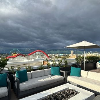 Rise Rooftop Lounge - Best seats in the house with a fireplace to keep you warm - Lounges Near Me - Anaheim, California