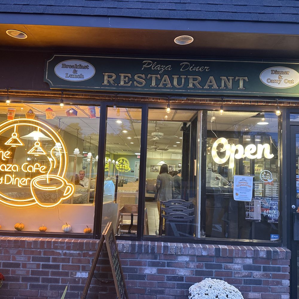 The Plaza Cafe and Diner - the front of the restaurant - Desserts Near Me - Morris Plains, New Jersey The Plaza Cafe and Diner - the front of the restaurant - Desserts Near Me - Morris Plains, New Jersey