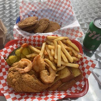 Ronnies Catfish Daquiri to Go - small Fish & Shrimp Combo - Seafood Near Me - Plano, Texas Ronnies Catfish Daquiri to Go - small Fish & Shrimp Combo - Seafood Near Me - Plano, Texas