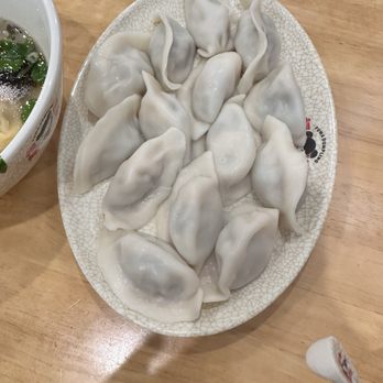 Fuwa Dumpling 福娃餃子 - 23. Chive Egg Prawn & Pork Dumpling / 肉三鮮 - Chinese Near Me - San Francisco, California Fuwa Dumpling 福娃餃子 - 23. Chive Egg Prawn & Pork Dumpling / 肉三鮮 - Chinese Near Me - San Francisco, California