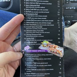 Sushi Fresh - Menu