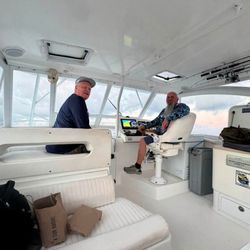 This boat is fast and smooth