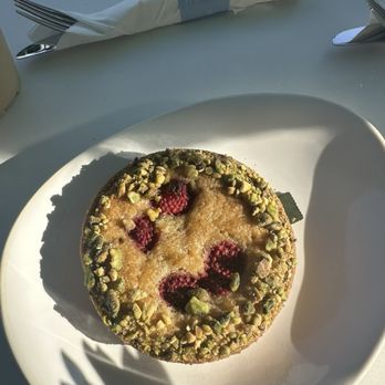 Pura Vida Miami - RASPBERRY PISTACHIO TART - Breakfast & Brunch Near Me - North Miami Beach, Florida Pura Vida Miami - RASPBERRY PISTACHIO TART - Breakfast & Brunch Near Me - North Miami Beach, Florida