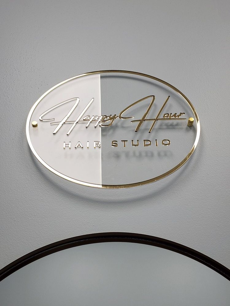 Happy Hour Hair Logo