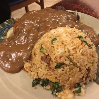 Asahi Grill - Hamburger Steak & Fried Rice - Breakfast & Brunch Near Me - Honolulu, Hawaii