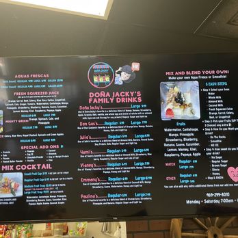 Doña Jacky - Menu - Mexican Near Me - Waxahachie, Texas Doña Jacky - Menu - Mexican Near Me - Waxahachie, Texas