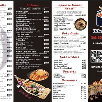 I like Sushi - Menu - Sushi Bars Near Me - Middleton, Wisconsin