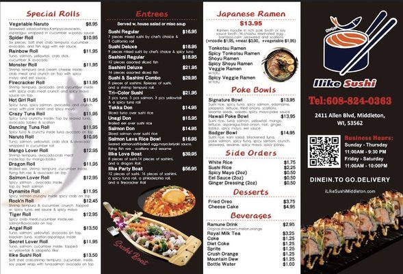 Menu photo 3 I like Sushi Middleton, WI