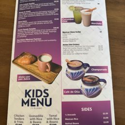 Was tempted to order the kids menu, but the drinks were