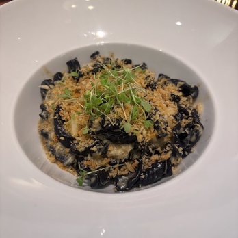 Marmo - Squid Ink Campanelle - Italian Near Me - Houston, Texas Marmo - Squid Ink Campanelle - Italian Near Me - Houston, Texas