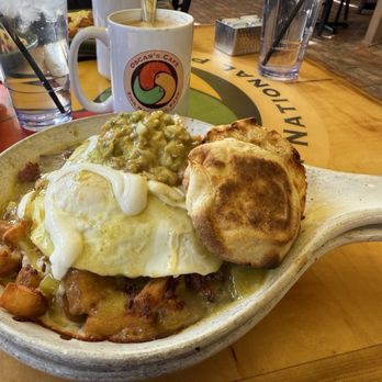 Oscar's Cafe - Green Chili horseshoe - Mexican Near Me - Springdale, Utah