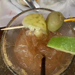 The Hangar - Saturday is happy hour all day!  Bloody Mary  Yummy