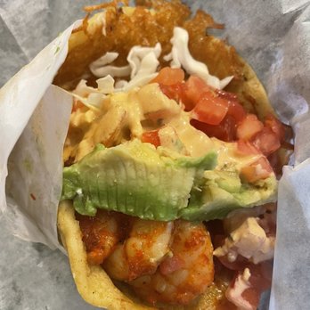 The Taco Stand - Shrimp taco (slightly spicy) - Mexican Near Me - Miami, Florida The Taco Stand - Shrimp taco (slightly spicy) - Mexican Near Me - Miami, Florida