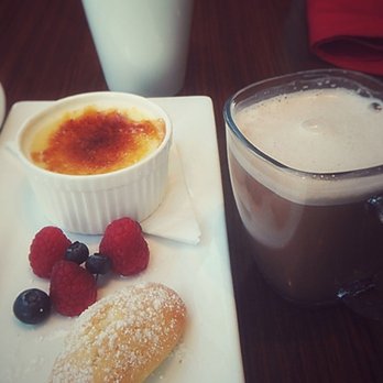 P2b Bistro & Bar - White chocolate creme brulee - Canadian (New) Near Me - Vancouver, British Columbia