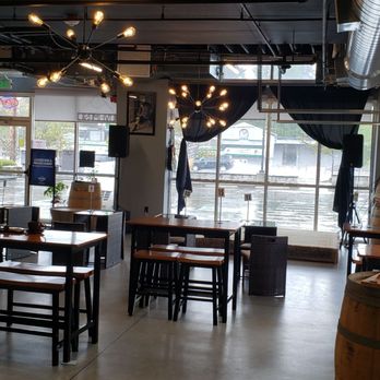 The Grape & Grain - Dining Area by the stage - Bars Near Me - Everett, Washington