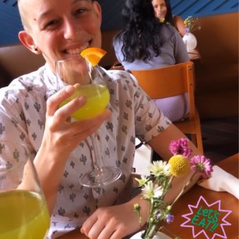 Madison - Orange Pineapple Kale mimosas! - Italian Near Me - San Diego, California Madison - Orange Pineapple Kale mimosas! - Italian Near Me - San Diego, California