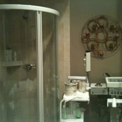 The Spa - Bryan LifePointe - Shower in the spa room? Awesome!