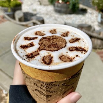 Pacific Java Cafe - "Toasted Latte" - Hazelnut and toasted marshmallow. - Coffee & Tea Near Me - Pacifica, California