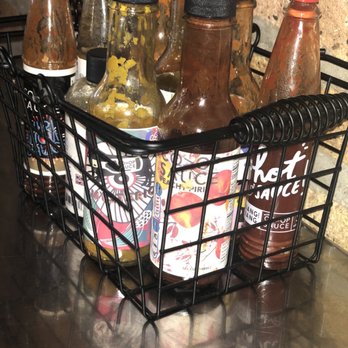 Sauce And Bread Kitchen - Various hot sauces - Breakfast & Brunch Near Me - Chicago, Illinois Sauce And Bread Kitchen - Various hot sauces - Breakfast & Brunch Near Me - Chicago, Illinois