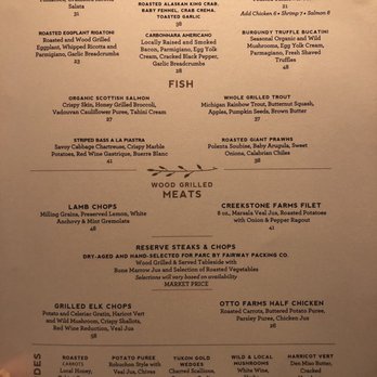 Parc - Menu - New American Near Me - Detroit, Michigan