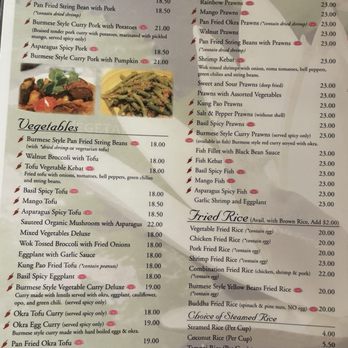 Mingalaba - Menu 3 - Burmese Near Me - Burlingame, California Mingalaba - Menu 3 - Burmese Near Me - Burlingame, California