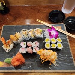 A’xin Sushi & Hibachi Express - A fine selection of sushi I had here the other day.