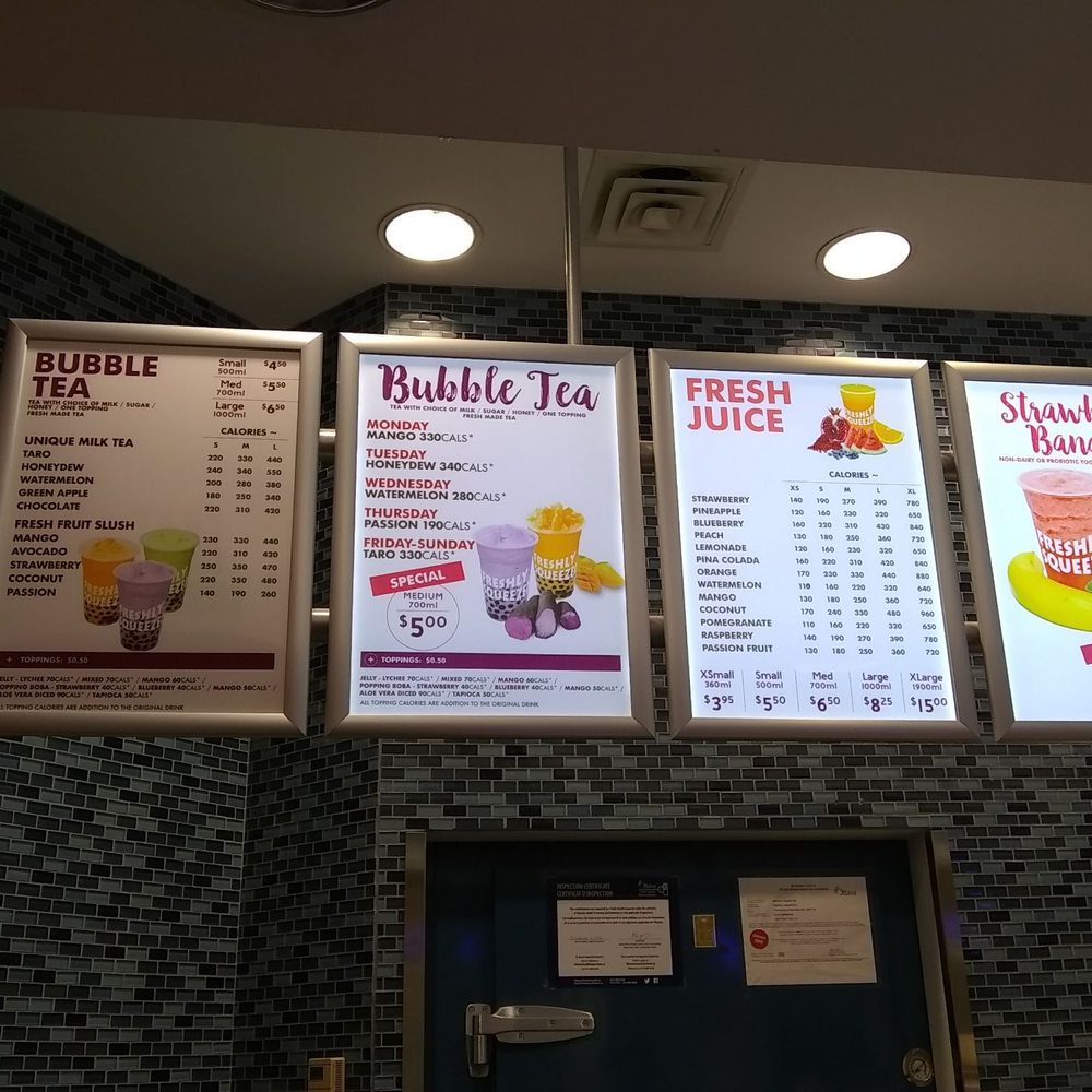 Freshly Squeezed - Part of the menu - Bubble Tea Near Me - Ottawa, Ontario Freshly Squeezed - Part of the menu - Bubble Tea Near Me - Ottawa, Ontario
