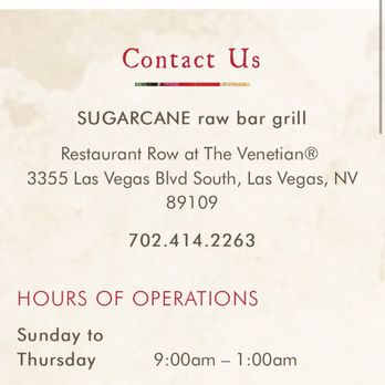 Sugarcane - Cocktail Bars Near Me - Las Vegas, Nevada Sugarcane - Cocktail Bars Near Me - Las Vegas, Nevada