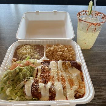 Cactus Taqueria - Enchilada Combo - Mexican Near Me - Los Angeles, California