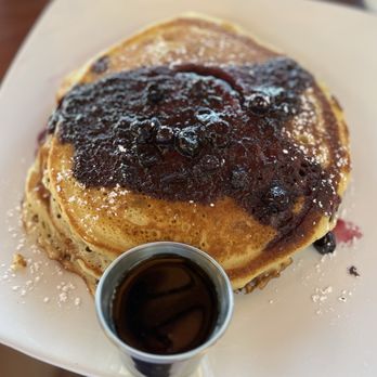 Cafe on 27 - Best blueberry fully pancakes delish! - Breakfast & Brunch Near Me - Topanga, California Cafe on 27 - Best blueberry fully pancakes delish! - Breakfast & Brunch Near Me - Topanga, California