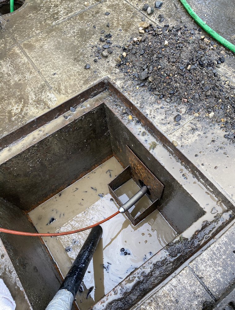 Slide of NW Sewer & drain