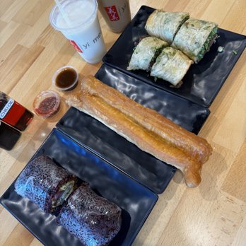 Yi Mei - Purple Rice Roll, Donut Sticks, Beef Roll, Soymilk, Peanut Milk - Taiwanese Near Me - San Gabriel, California Yi Mei - Purple Rice Roll, Donut Sticks, Beef Roll, Soymilk, Peanut Milk - Taiwanese Near Me - San Gabriel, California