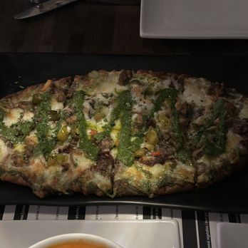 Modern Plate - hot Italian flatbread - Cocktail Bars Near Me - Elmhurst, Illinois