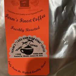 Ferms Coffee - Ferm's Dark Roast Kona