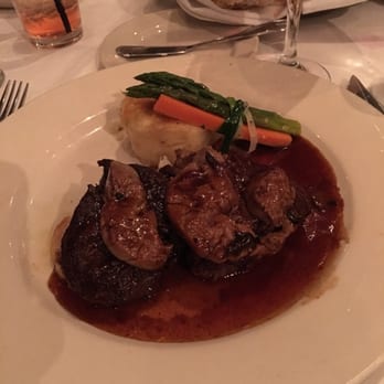 Arthur's Steakhouse - Tournedos Rossini...the did NOT skimp on the foie gras and truffles....super-rich and delicious. - Seafood Near Me - Addison, Texas Arthur's Steakhouse - Tournedos Rossini...the did NOT skimp on the foie gras and truffles....super-rich and delicious. - Seafood Near Me - Addison, Texas