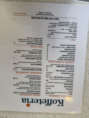 Menu photo 1 Koffeteria Houston, TX Menu photo 1 Koffeteria Houston, TX