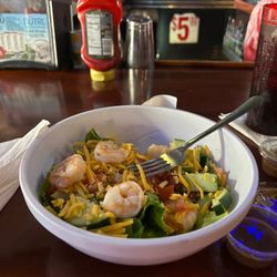 Time Out Sports Grill - Grilled shrimp salad
