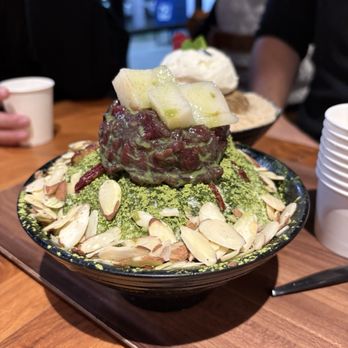 Sul & Beans - Green Tea Bingsoo - Shaved Ice Near Me - Buena Park, California Sul & Beans - Green Tea Bingsoo - Shaved Ice Near Me - Buena Park, California