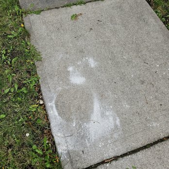 TNT Home Renovations - Dumped waste in front yard that won't wash off. - General Contractors Near Me TNT Home Renovations - Dumped waste in front yard that won't wash off. - General Contractors Near Me