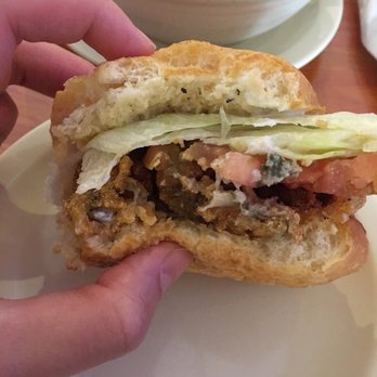 CR Surf & Turf - Close up of the oyster po boy ($9). Solid choice. - Seafood Near Me - Cedar Park, Texas CR Surf & Turf - Close up of the oyster po boy ($9). Solid choice. - Seafood Near Me - Cedar Park, Texas