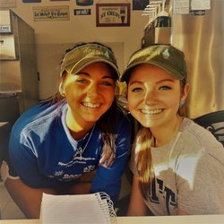 The Ranger Ice Cream & Miniature Golf - Two beautiful soft serve girls at a Ranger in Sidman PA