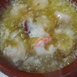 El Tebeito. - Gambas al ajillo