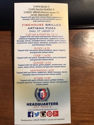 Menu photo 8 Headquarters Harrisonville, MO Menu photo 8 Headquarters Harrisonville, MO
