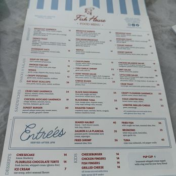 Fish House - Menu - Bars Near Me - Cape May, New Jersey Fish House - Menu - Bars Near Me - Cape May, New Jersey