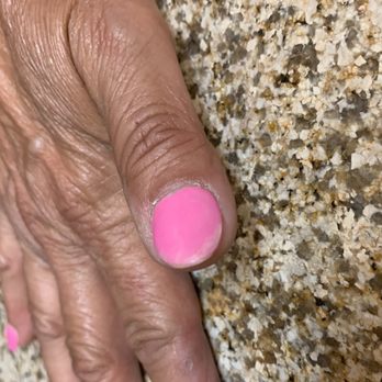 Shiny Nails - My moms faded nail the next day - Nail Salons Near Me - Highland, California Shiny Nails - My moms faded nail the next day - Nail Salons Near Me - Highland, California