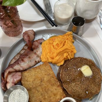 Yang’s Kitchen - Breakfast slam with add on of drip coffee for $1 (available weekdays only) - Asian Fusion Near Me - Alhambra, California Yang’s Kitchen - Breakfast slam with add on of drip coffee for $1 (available weekdays only) - Asian Fusion Near Me - Alhambra, California