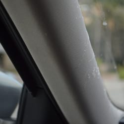 Hertz - Scuffed up interior.