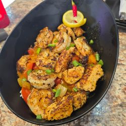 Shrimp and chicken Jambalaya