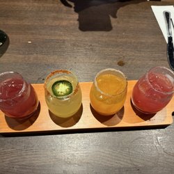 Bandero County Wood Grill & Saloon - Margarita flight